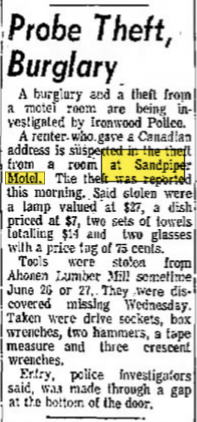 Classic Motor Inn (Sandpiper Motel) - 1976 Robbery (newer photo)